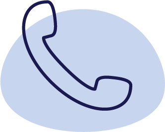 phone blue icon