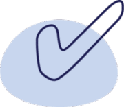 blue icon tick
